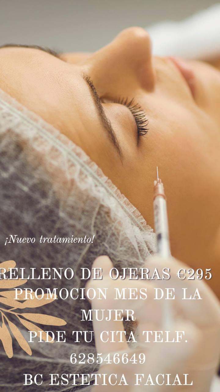 promocion relleno de ojeras